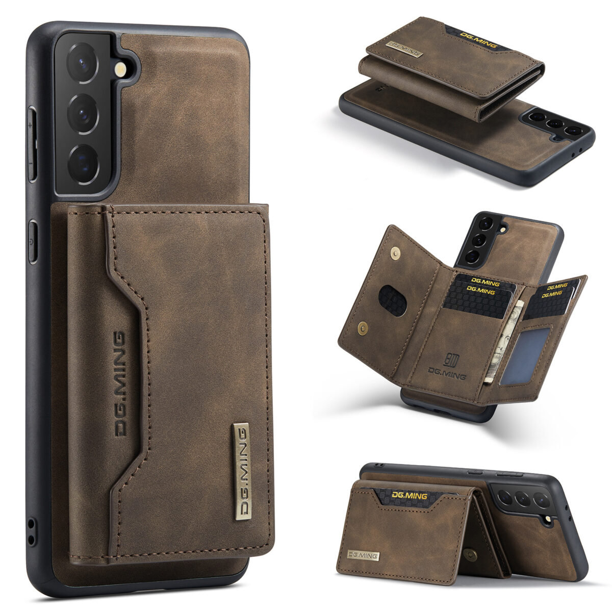 Simple Solid Color Magnetic Card Case - Image 9