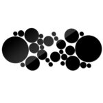Big And Small Circles Mirror Sticker 3D Stereo Acrylic Wall Decoration - Image 7