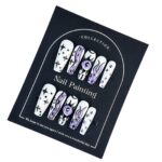 Mid-length Hand-painted Cartoon Hand-worn Fake Nails - Image 5