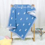 Baby Cartoon Knitted Cotton Cute Windproof Blanket - Image 7