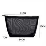 Mesh Cosmetic Bag Storage High-grade Transparent - Image 6
