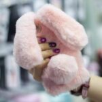 Fluffy Bunny Rabbit Fur Silicone Phone Cases