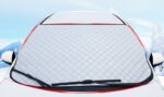 Car snow block front windshield antifreeze cover winter front gear snowboard windshield snow cover frost guard - Image 4