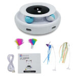 Funny Cat Game Turntable Self-Hi Pet Electric Cat Toy - Image 5