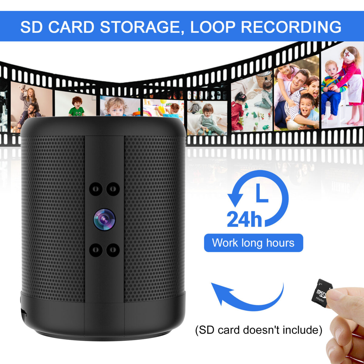 Home Smart Surveillance Camera Dual Voice Conversation HD Plug-in-free - Image 3