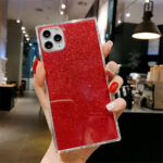 Compatible With  , Square Glitter Transparent TPU Soft Shell - Image 6