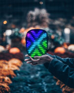 Led Mask Gesture Sensing With 50 Pattern Halloween Cosplay - Image 6