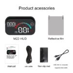 Head-Up Display Car GPS Universal Speed Compass HD Projector E-dog Version - Image 4