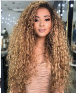 African curly hair curlers with long curly hair - Image 3