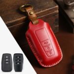 Leather Car Key Case Crazy Horse Leather - Image 2