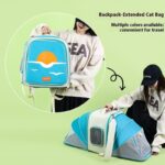 Portable Cat Backpack Outdoor Extendable Pet Camping Bag Fat Cat Available