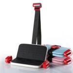 Portable folding kids safety car seat reinforcement adjustable strap baby safety seat - Image 2