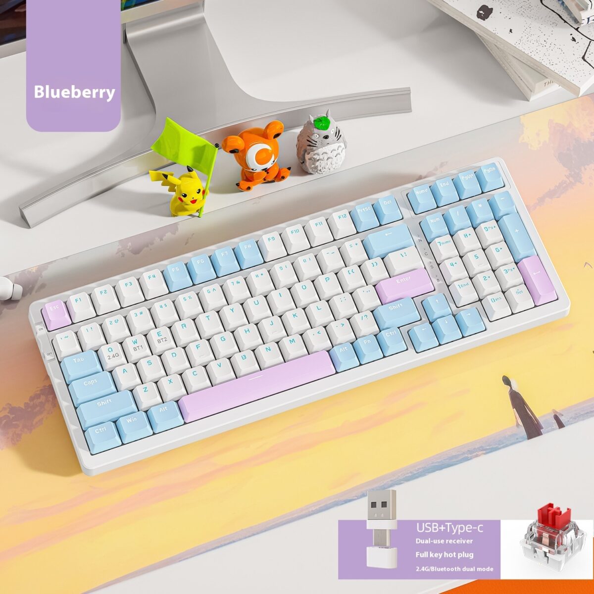 Bluetooth Wireless Dual-mode Mechanical Keyboard - Image 8