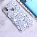 Cute Alpaca Water Sticker Frosted Phone Case - Image 2