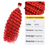 Deep Wave Women's Hair Extension Hair Bulk - Image 7