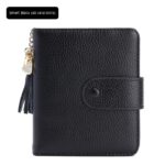 Korean Style Large Capacity Tassel Snap Solid Color Multiple Card Slots Driving License Protective Cover - Image 3