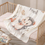 One-piece Cartoon Cotton Baby Blanket - Image 2