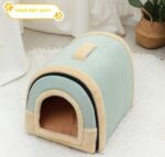 Portable Handle Pet Bed Small And Medium Sized Kennel Warm Cattery - Image 9