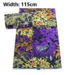 Plant Print African Wax Fabric Dutch Fabric - Image 5