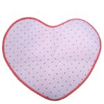 Heart-shaped Silk Wool Bedroom Love Floor Mat Bedside Lint-free Cute Heart Shape Carpet - Image 5