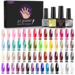 60 Colors Nail Art Functional Adhesive Set Removable - Image 7