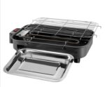 Factory directly for household barbecue square non-smoking electric oven carbon steel plate knob temperature control Korean electric baking tray customization - Image 2