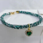 Cat Collar Heart Jewel Pendant Party Reflex Rhinestone Necklace - Image 6