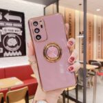 Mobile Phone Shell P40PRO Ring Buckle Bracket Magnetic Car M40 Electroplating Fine Hole Nova8 - Image 2