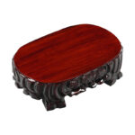 Wooden Base, Redwood And Rare Stone Handicraft Ornament - Image 4