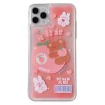 Quicksand Peach Bear Rabbit Xsmax Phone Case - Image 2