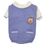 Dog Clothes Fake Two-piece Sweater Knit Sweater Pomeranian Law Fighting Pet Outfit Trend - Image 2