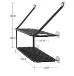 Cat Hammock Window Resting Seat Perch Cat Bed for Indoor Cats Sleeping - Image 6
