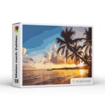 Painting by numbers - beach paradise