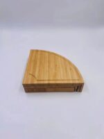 Bamboo Drawer Cheese Knife Bread Fruit Snack Plate - Image 2