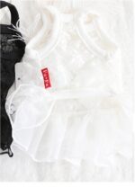 Summer Small Pet Wedding Dress Lace Skirt - Image 5