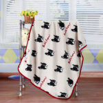 Flannel Coral Fleece Blanket Printed Air Conditioning Blanket Pet - Image 5