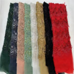 Tassel Bead Tube Lace Fabric Wedding Dress - Image 2