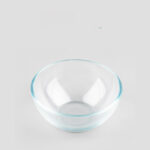 Solid wood double bowl glass cat bowl - Image 4