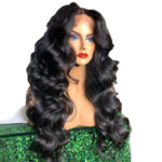 Wig Ladies Front Lace Chemical Fiber Long - Image 4