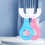 Children's U-shaped Food Grade Soft Rubber Toothbrush - Image 6