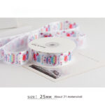 Color Heat Transfer Craft Ribbon Balloon Color Cake Packaging Gift Ribbon - Image 4