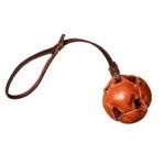 Leather Dog Training Ball Toy Dog Ball Tug Toy With A Handle Dog Bite Toy Soft Puppy Reward Toy Pet Supplies - Image 7