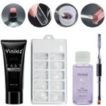 Poly Extension Nail Gel Set 15ml 12 Colors White Clear Crystal UV Builder Gel - Image 2