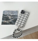 Niche Premium Silver Chain Three-dimensional Love For Apple Phone Case - Image 3