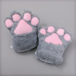 Japanese Cute Adorable Plush Cosplay Performance Props Net Red Cat Paw Gloves - Image 8