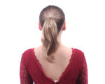 Colorful Gradient Color Clip Ponytail Wig - Image 7