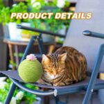 Interactive Tumbler Cactus Cat Scratcher Ball Catnip Toys Natural Sisal Scraper Tree Tower For Cat Indoor Play Hunting Exercise - Image 6