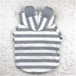 Pet clothing striped sweater