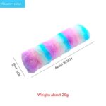 Rainbow Long Plush Cat Pillow Pet Toy - Image 8