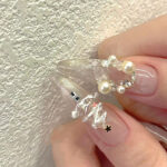 Christmas Cat Eye Flashing Snowflake Christmas Tree Heart-shape Lock Handmade Wear Armor - Image 5